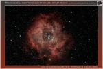 <p>Nébuleuse de la Rosette Ngc2237 et son amas ouvert Ngc2244</p>